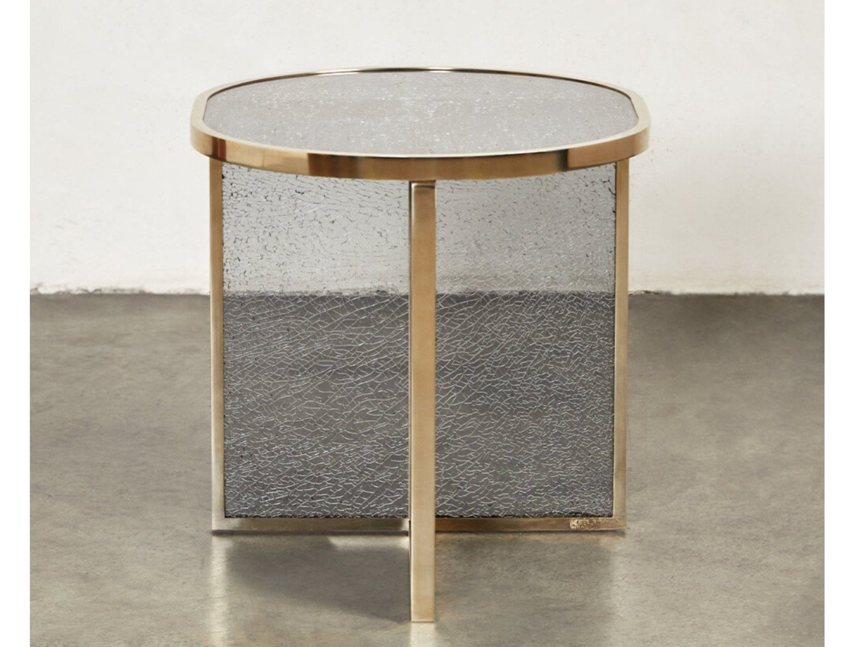 Журнальный столик из закаленного стекла Kelly Wearstler Superluxe Fractured ARCH-00040974 - Вид №1