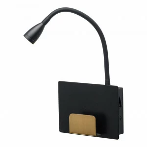 Бра настенное черное De Markt "Котбус" 492026101 DE MARKT КОТБУС 00-3927498 Черный