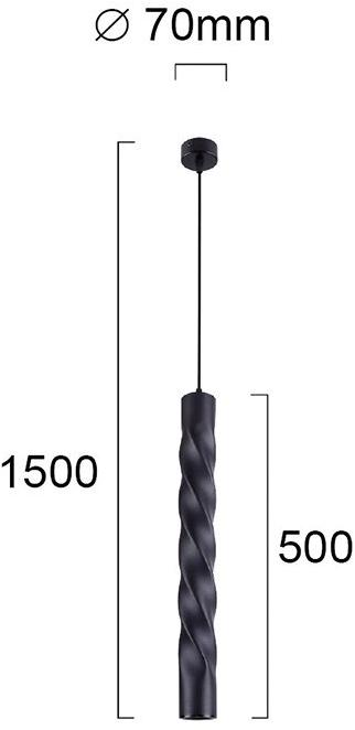 Terzo Light Светодиодный подвесной светильник из стали  V4236500/-501/-502  - Вид №4