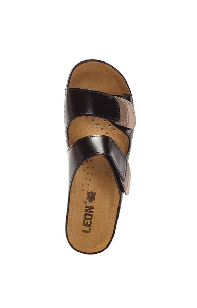 62382 Сандалии "Leon" женские черные LEON  Врач  размер 38  - Вид №1