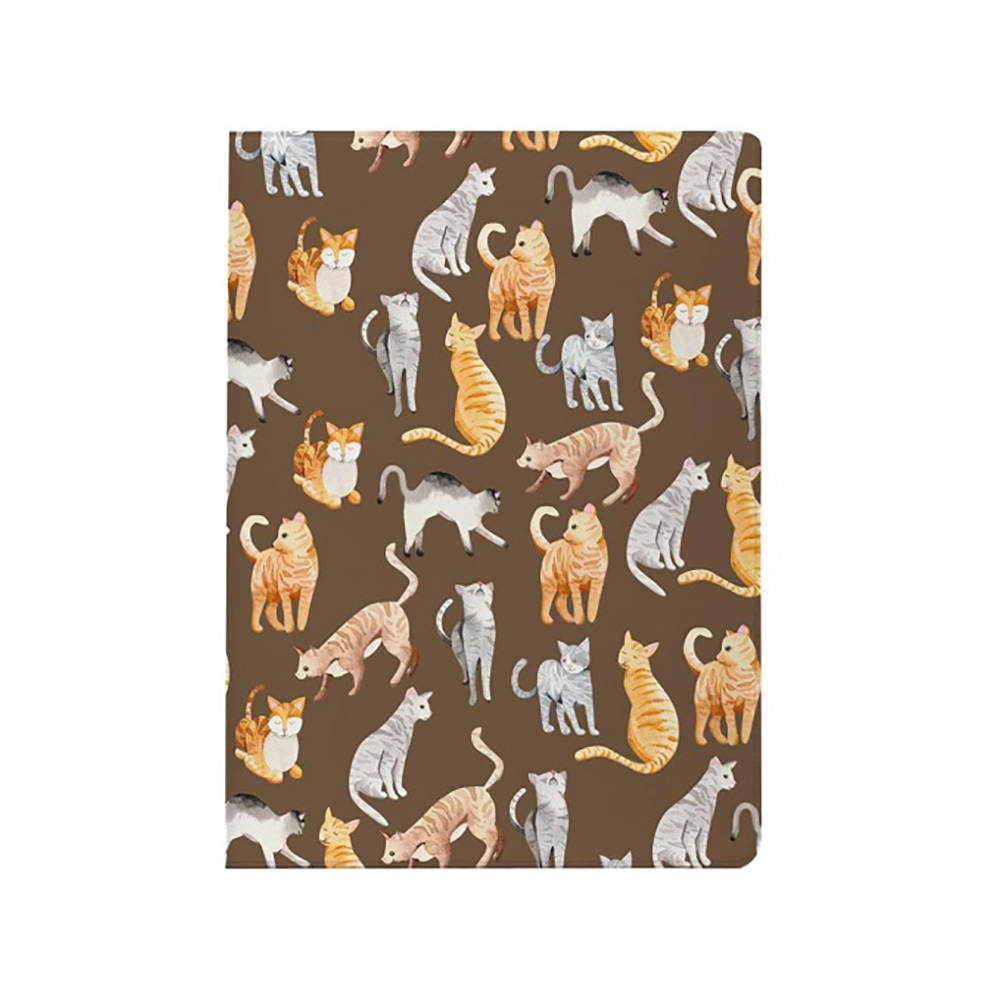 15114 Обложка для паспорта mix Miusli Cat Pattern Santreyd 