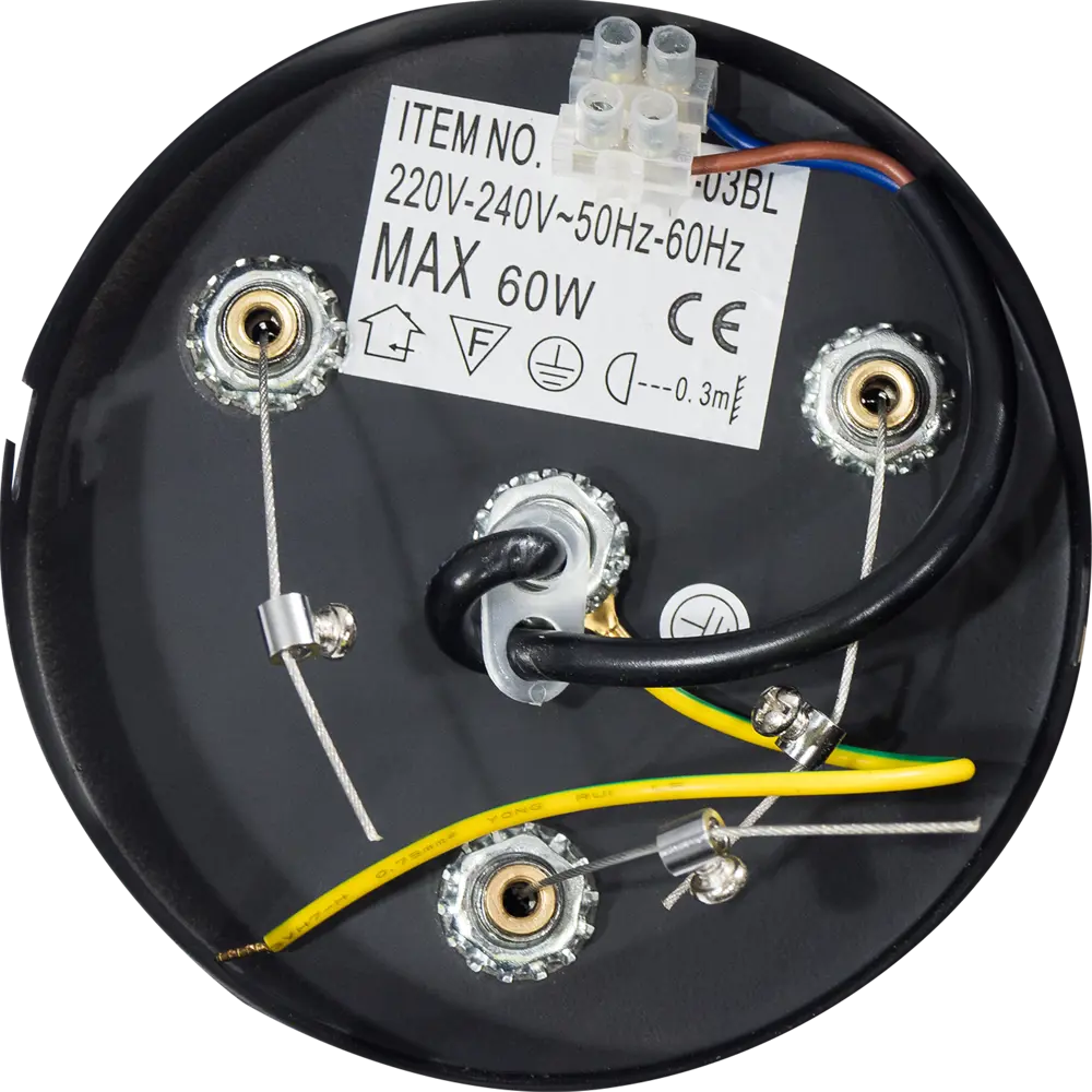 Светильник Marcia 3xE27x60 Вт, 40 см, цвет чёрный 18737844 STLM-2206072 Toplight  - Вид №6