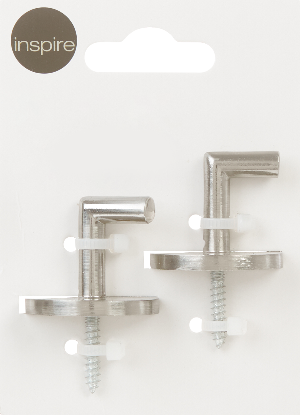 85186946 Держатель для штор 8 см металл цвет хром Хром Матовый STLM-0059694 INSPIRE  - Вид №3