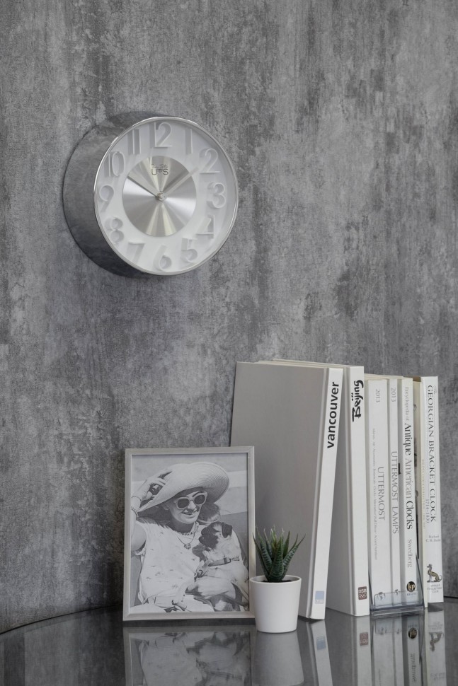 Часы настенные серебристые Tomas Stern 4016S TOMAS STERN  00-3872687 Серебро  - Вид №2