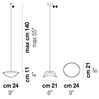 Vetreria Vistosi Подвесной светильник из стекла Balance sun-id-1466639 - Вид №1