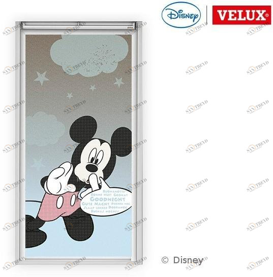 Velux Тканевая шторка на мансардное окно Disney & velux dream 4618 