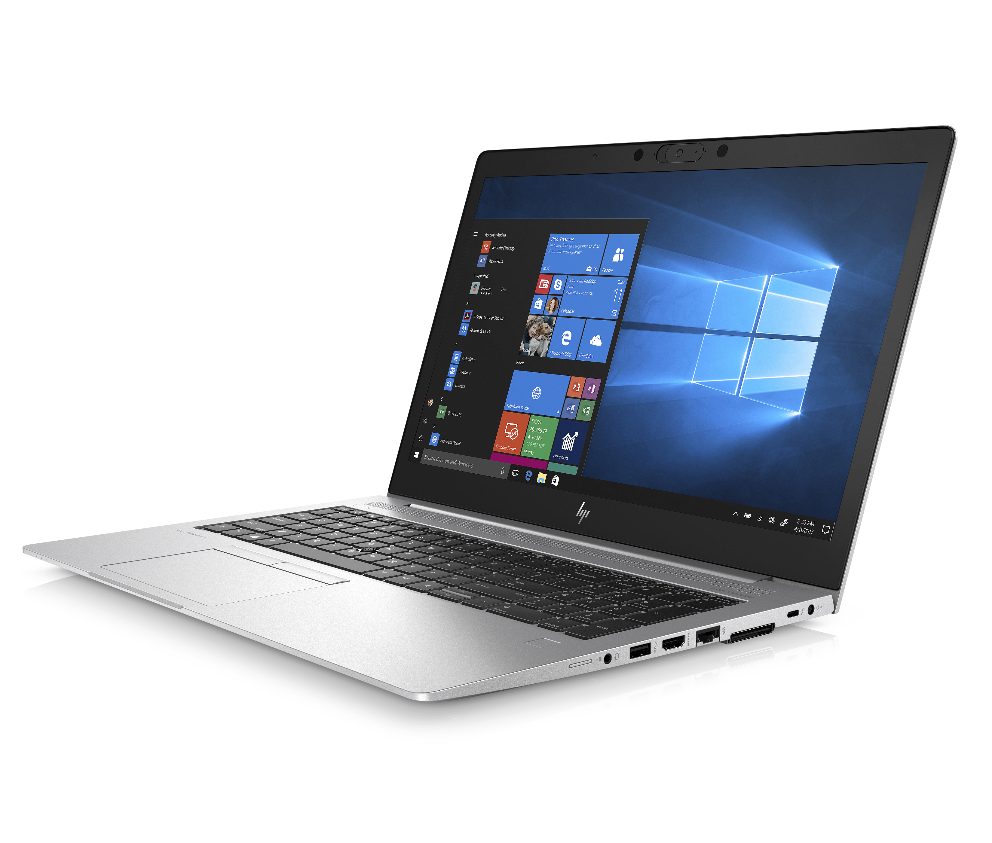 6XD70EA#ACB elitebook 850 g6 15.6"(1920x1080)/intel core i5 8265u(1.6ghz)/16384mb/512ssdgb/nodvd/int:intel hd graphics 620/50whr/war 3y/1.78kg/silver/w10pro + ir cam, 400 nit HP Santreyd  - Вид №2