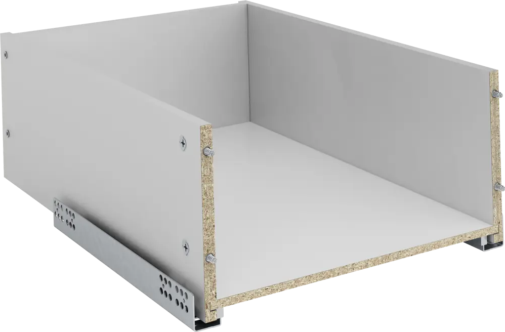 Выдвижной ящик Delinia для кухни 35.2×17.7×51.1 см серый ЛДСП 82169300