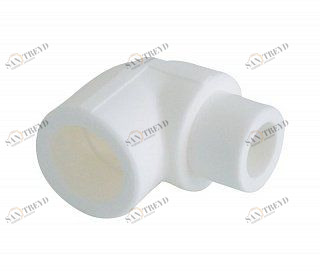 Угольник KALDE 90 ВН D20 полипропиленовый белый 3212ELT200000