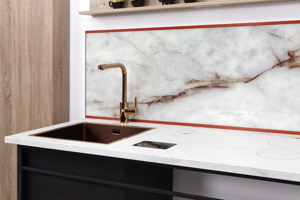 Столешницы для кухни - Мрамор Боярд LIGRON LIST302 1830 - Вид №8