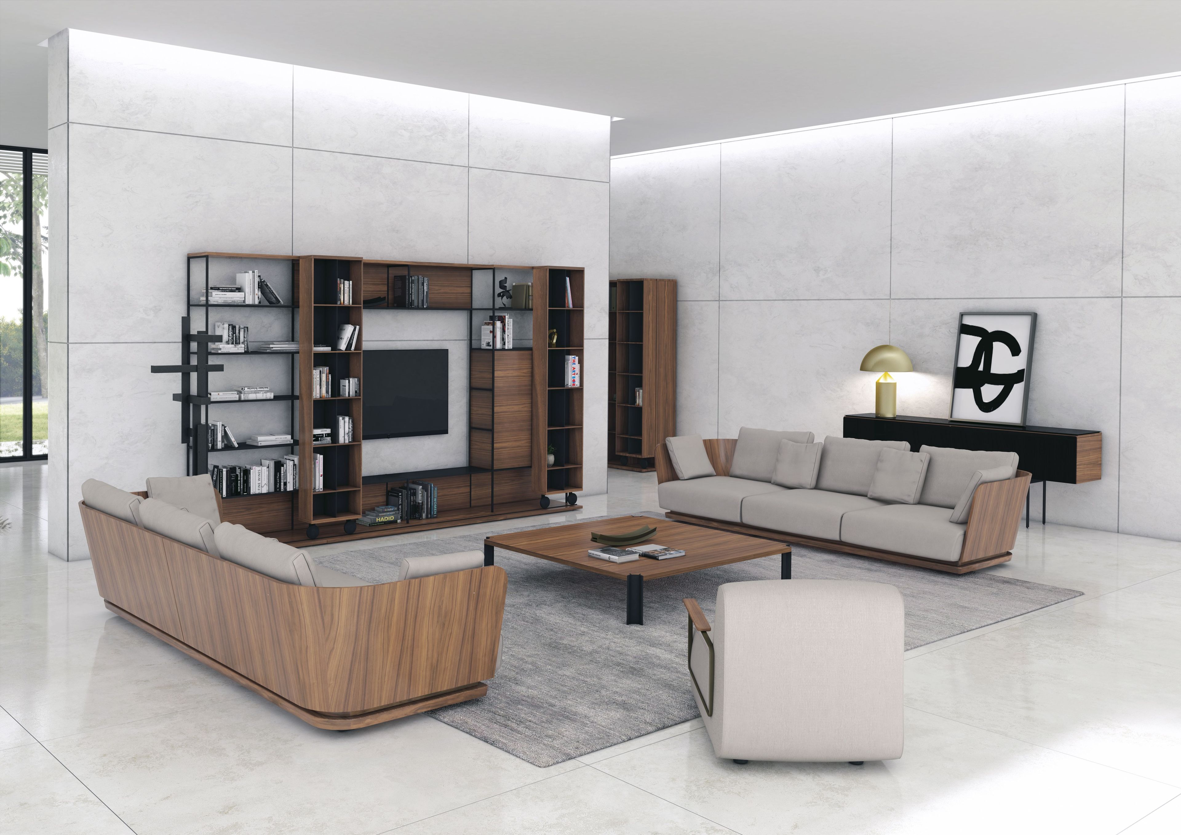 4-местный тканевый диван Punt Amor Cortese ARCH-00063569 - Вид №13