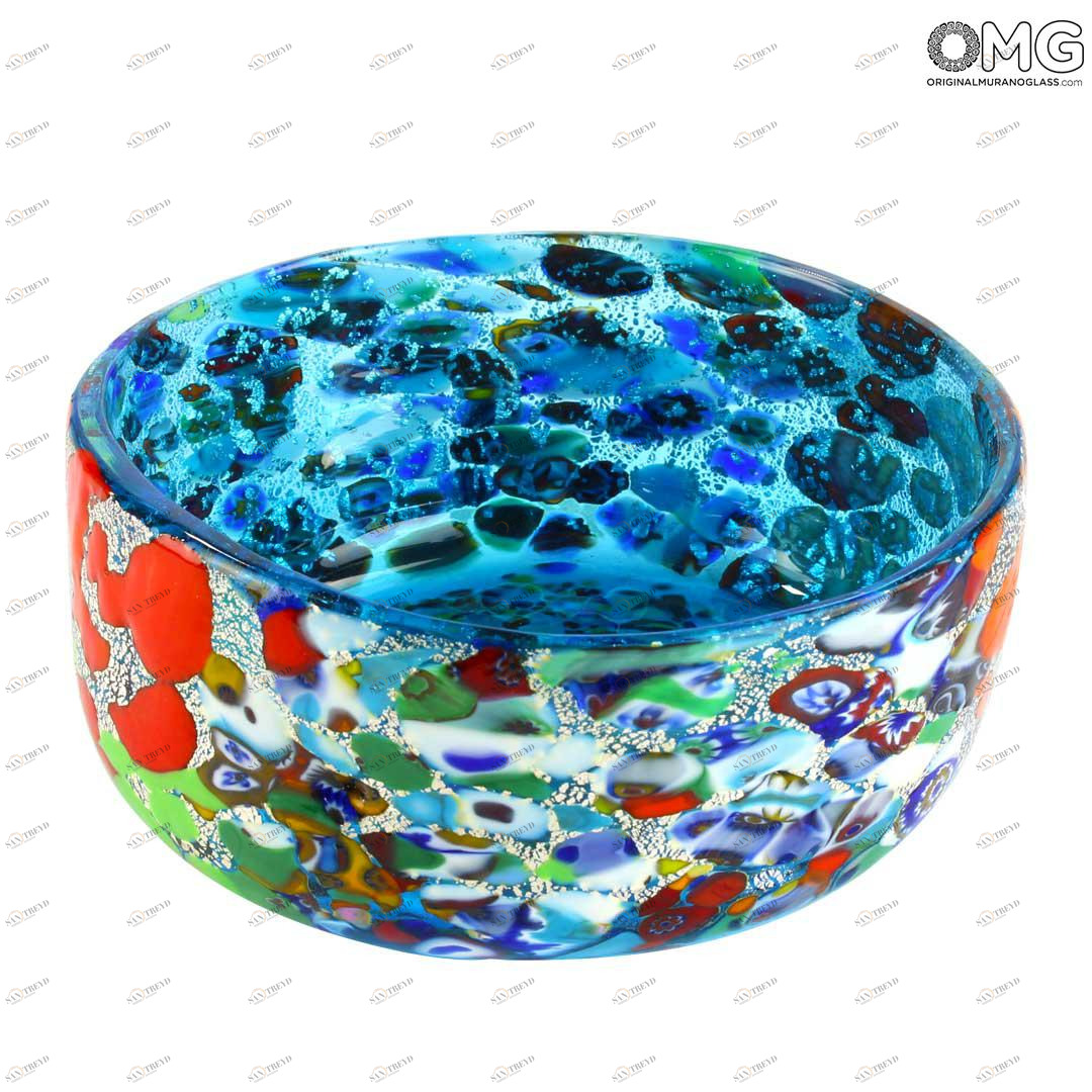 4852 ORIGINALMURANOGLASS Вазочка для конфет и фруктов - муранское стекло OMG 10 см 