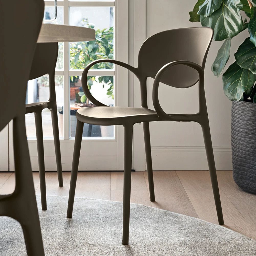 Штабелируемый стул из полипропилена с подлокотниками Connubia ABBY ARCH-00114851 - Вид №3