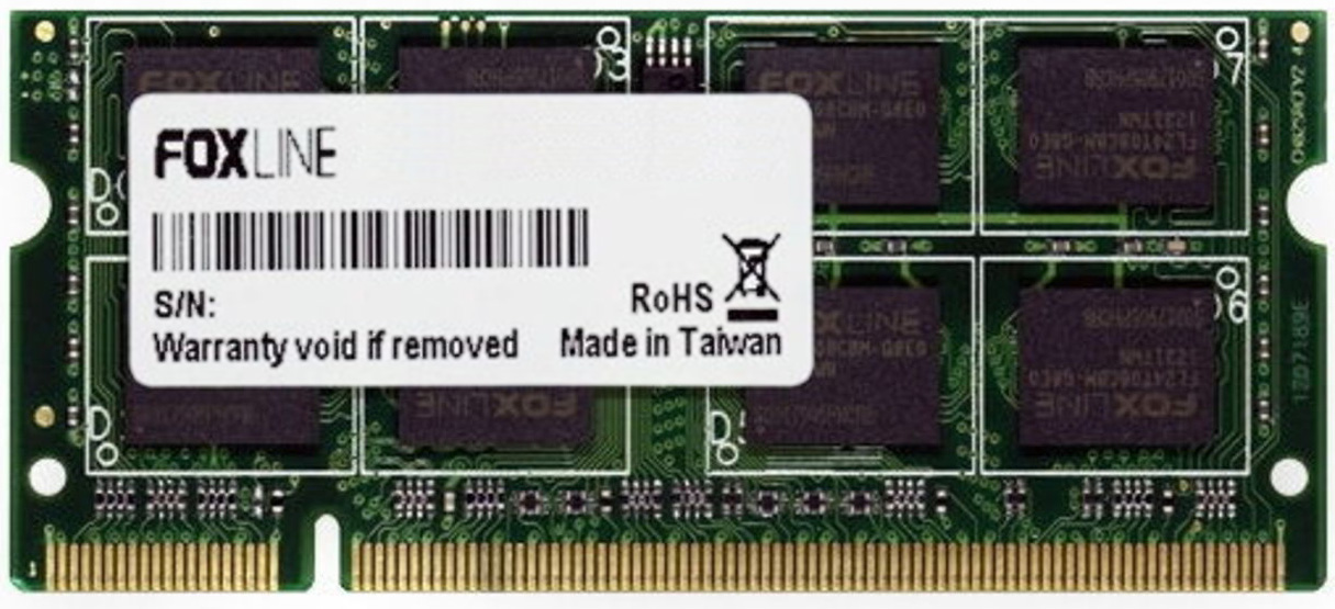 FL800D2S05-1G sodimm 1gb 800 ddr2 cl5 (128*8) Foxline Santreyd 
