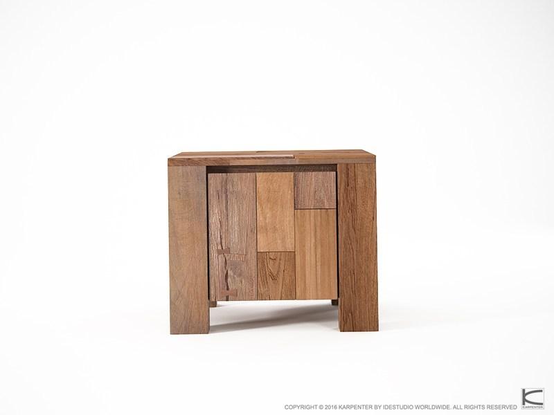 KARPENTER Журнальный столик / прикроватная тумбочка из дерева Organik sun-id-1410244 - Вид №1