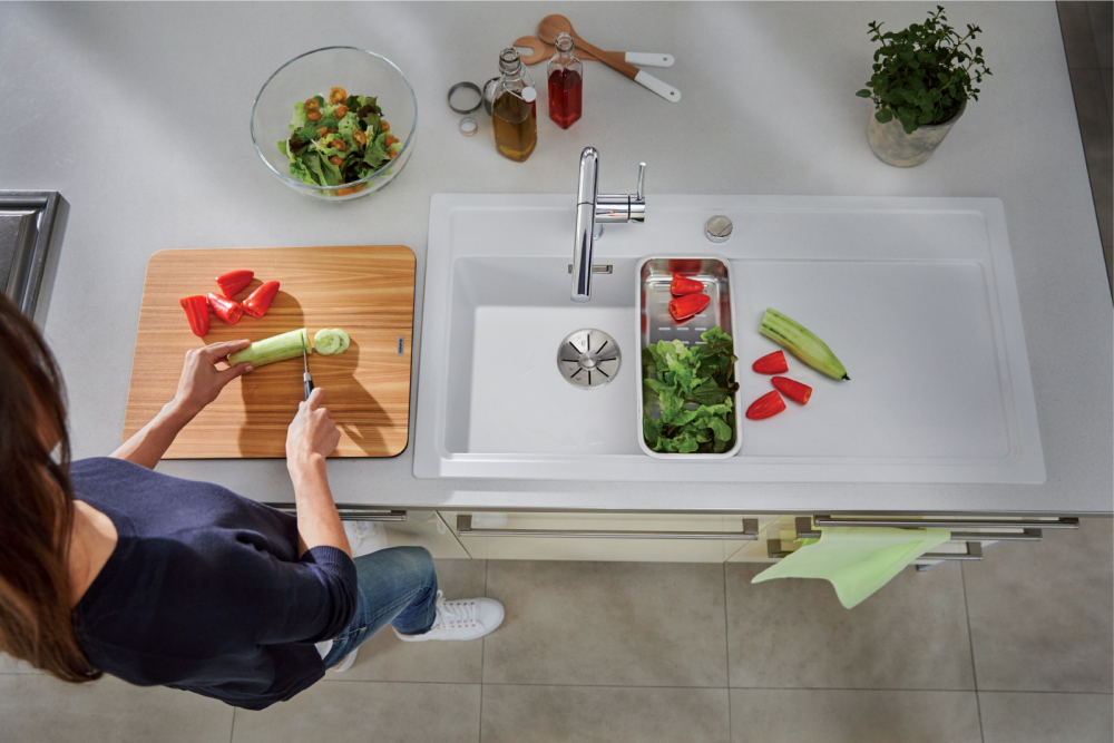 523944 Кухонная мойка Blanco Zenar XL 6 S чаша справа антрацит  Blanco Zenar Антрацит - Вид №5