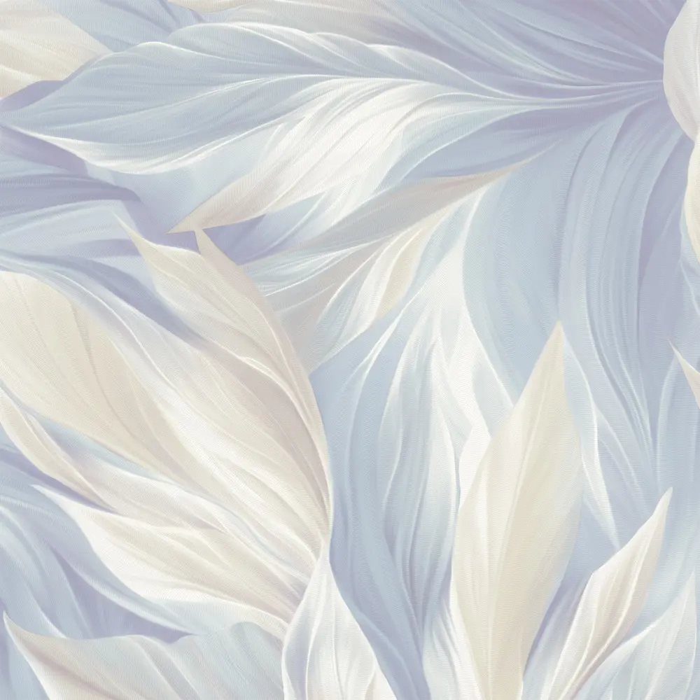 Флизелиновые обои New Age Rio голубые с растительным орнаментом 89433214 STLM-1575080 - Вид №1