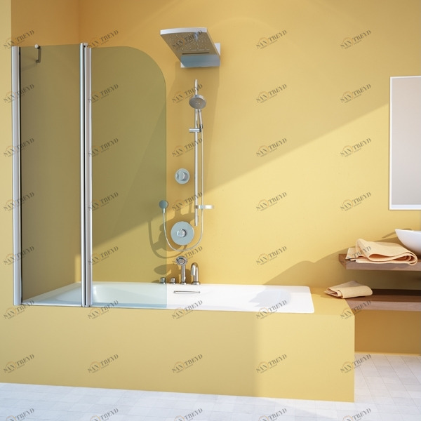 60X150GV602 Душевое ограждения на борт вынны GUTEWETTER Германия LUX