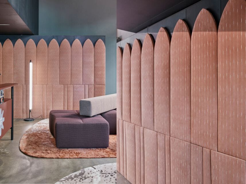 Акустическая панель из нубука Prodital Leather Archiframes ARCH-00117287 - Вид №1