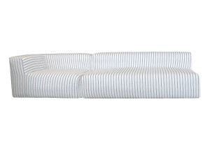 4-местный съемный льняной диван