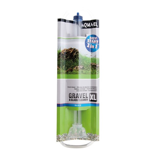 ПР0034704 Грунтоочиститель для аквариума GRAVEL & GLASS CLEANER ХL (66.5 см) со скребком AQUAEL 