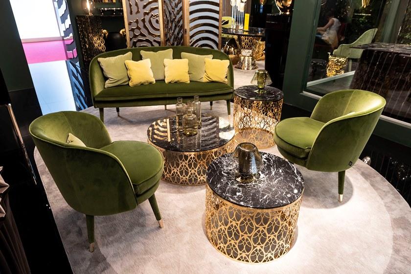 VGnewtrend Круглый журнальный столик из мрамора sun-id-1454960 - Вид №7