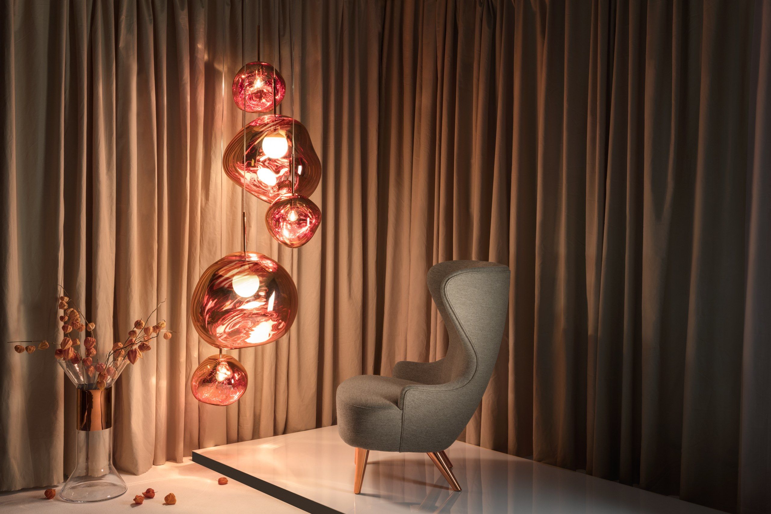 Тканевое кресло-шпагат Tom Dixon Wingback ARCH-00030040 - Вид №10