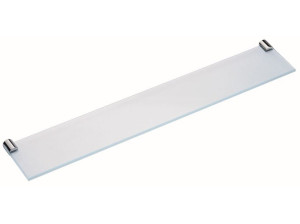 Полка для ванной из нержавеющей стали и стекла