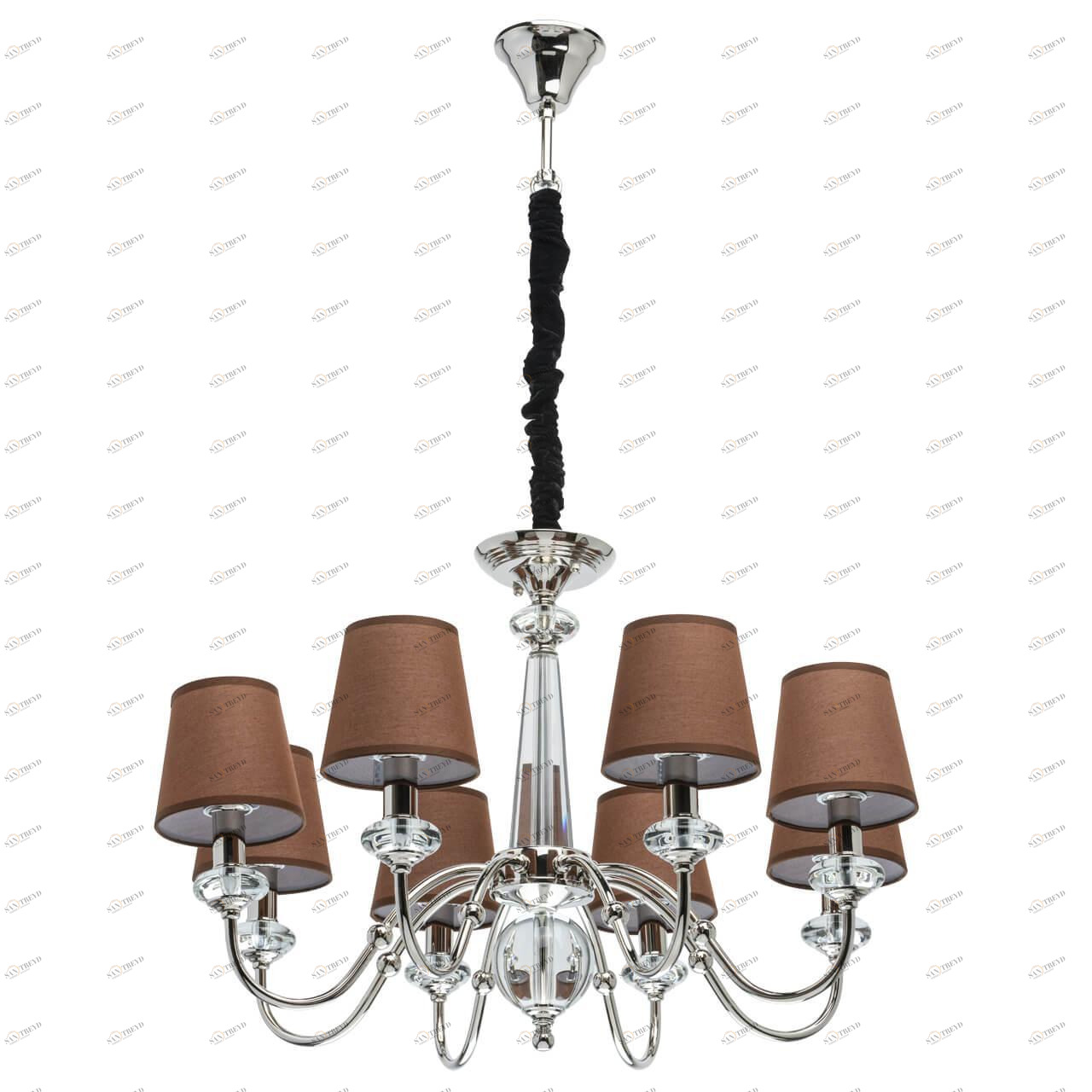 Подвесная люстра MW-Light София 7 355013608 MW-LIGHT ДИЗАЙНЕРСКИЕ, СОФИЯ 187455 Коричневый 