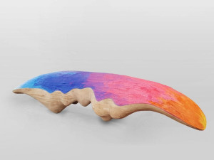 Скамейка из массива дерева