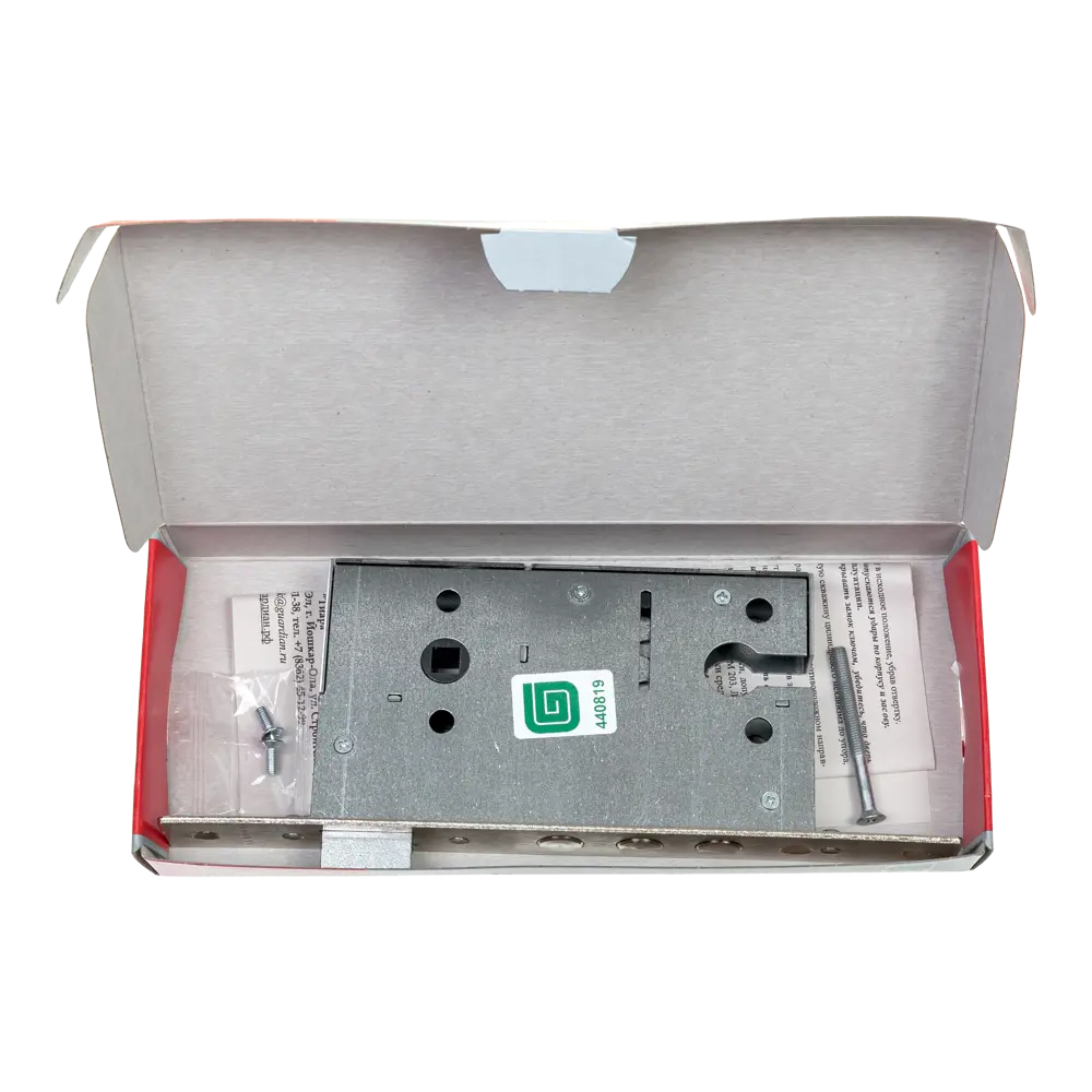 Врезной замок ГАРДИАН-1211 для входных дверей с хромированным покрытием 82391223 STLM-0026255 - Вид №2