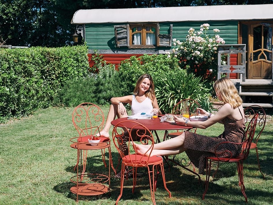 Стальной штабелируемый садовый стул с подлокотниками Fermob ARCH-00151281 - Вид №4