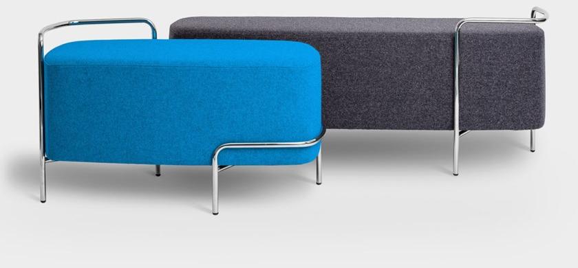 Real Piel Мягкая скамья из ткани sun-id-1455937 - Вид №1