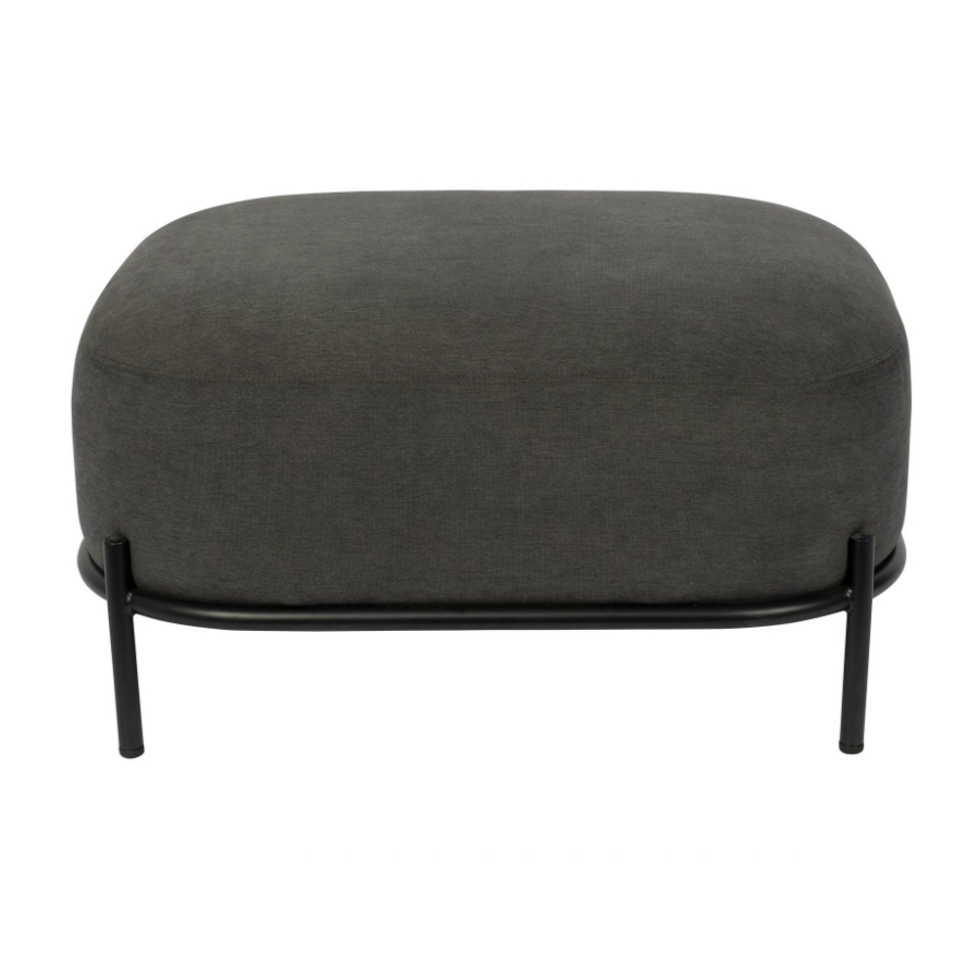 Пуф Polly, серый White Label Living 3300029 - Вид №2