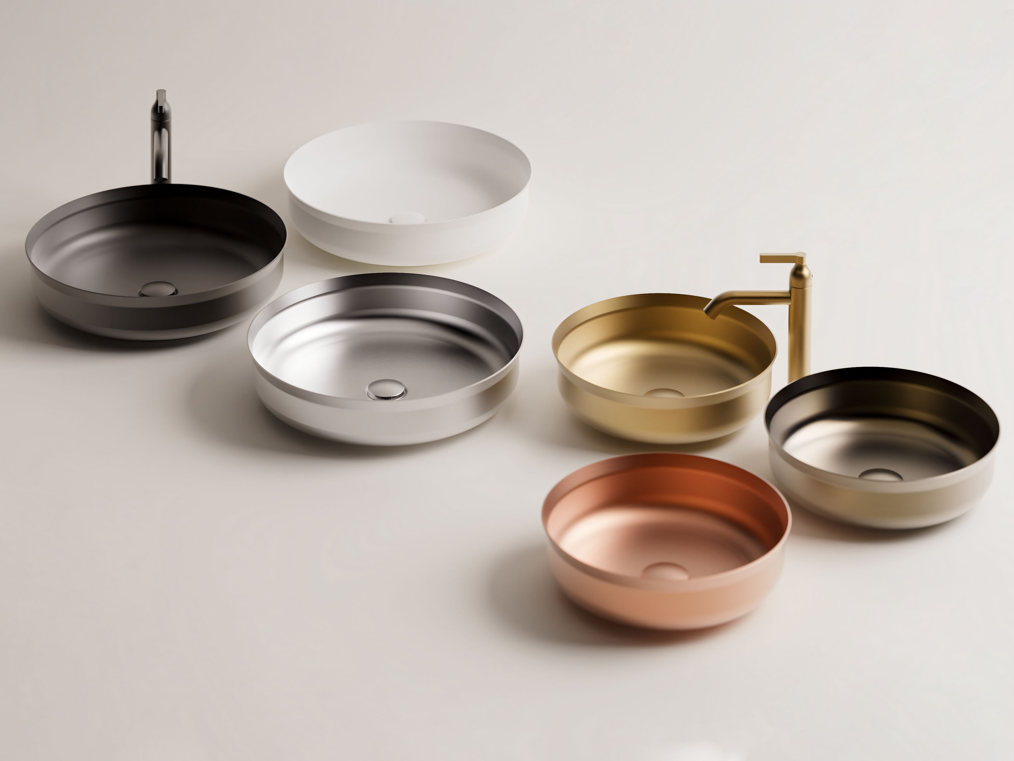 Стальная круглая столешница Agape одиннадцать ARCH-00067047