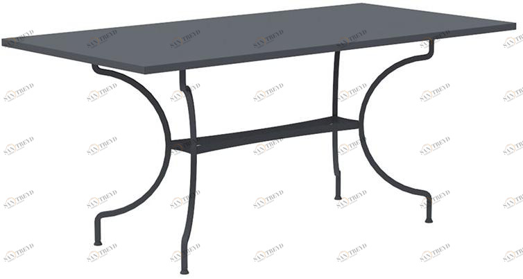 Vermobil Прямоугольный металлический садовый стол Tosca To3180