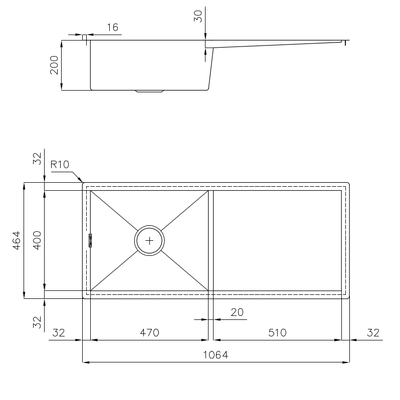 1210050 Мойка Quadra 1210 050 Fosterspa  - Вид №1