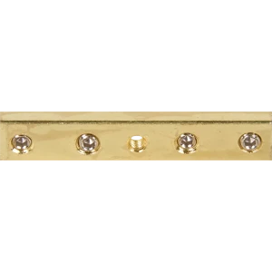 Соединитель для штанг «Мультипроф» 5 см цвет золото