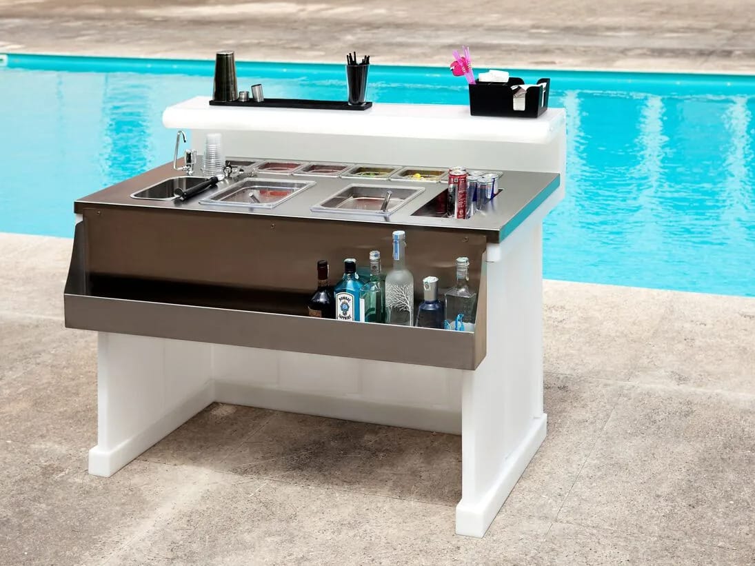 Барная стойка с подсветкой из полиэтилена Kloris EASYBAR ARCH-00136501