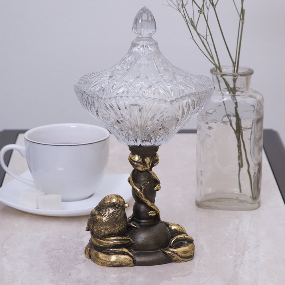 52109 Фруктовница-конфетница Зарничка Свитти Бронза BOGACHO  - Вид №7