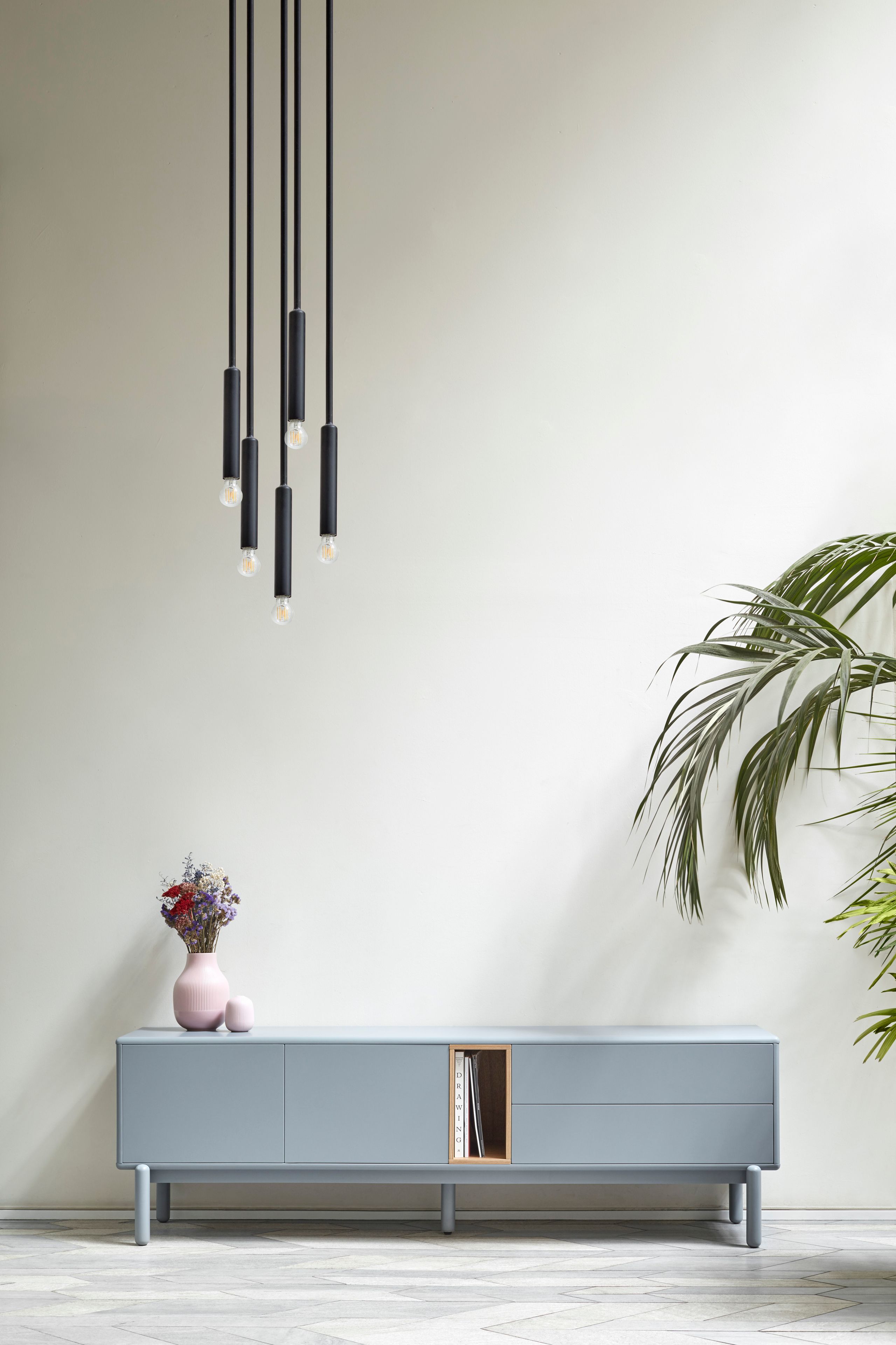 Шкаф для телевизора из МДФ с распашными дверцами и ящиками TEULAT Corvo ARCH-00133333 - Вид №18