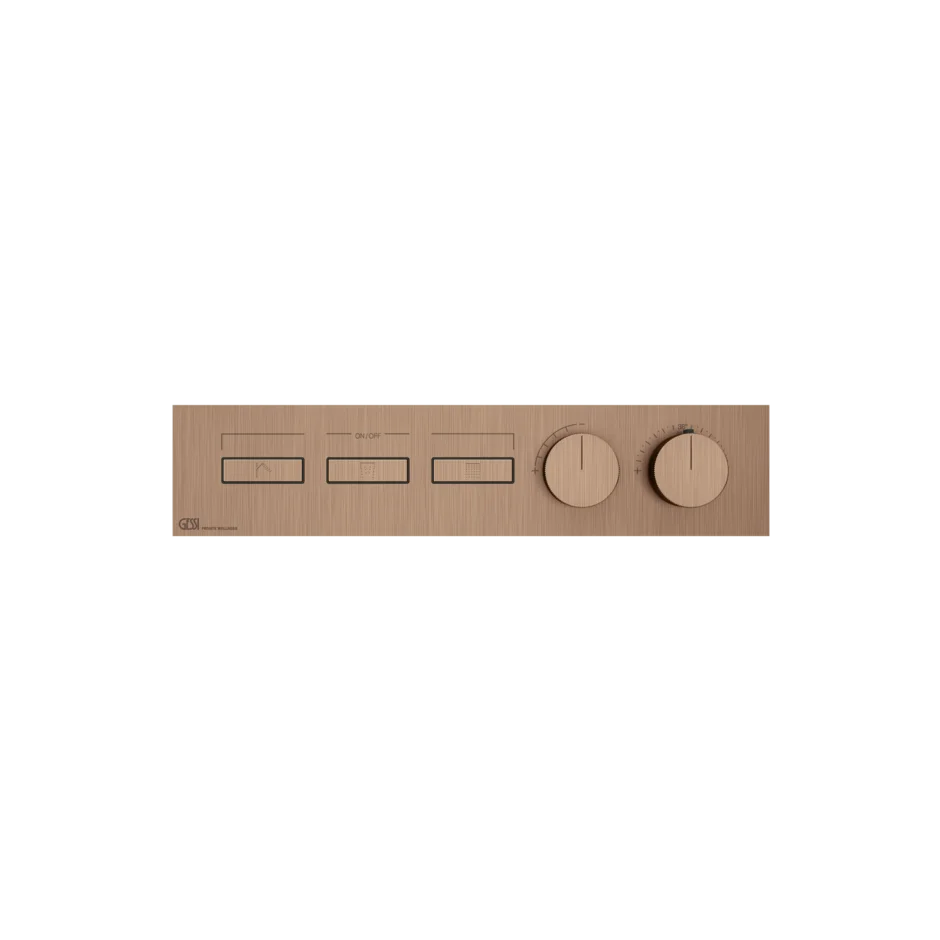 Смеситель для душа 63014 708 Gessi Hi-fi МЕДНЫЙ МАТОВЫЙ PVD 63014708