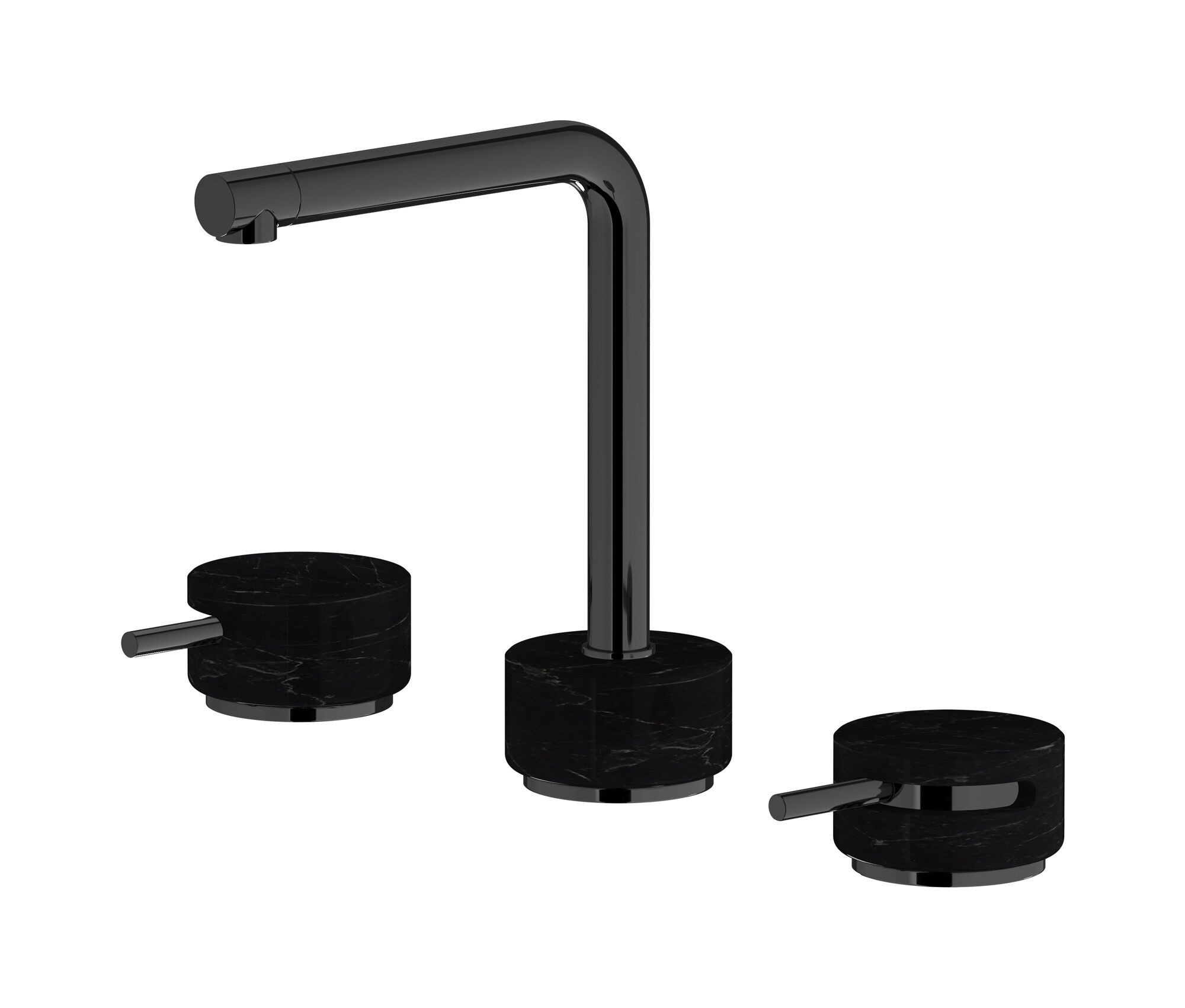 Смеситель для раковины с 3 отверстиями для мраморной столешницы IB мрамор + мрамор Elle ARCH-00055279 - Вид №4