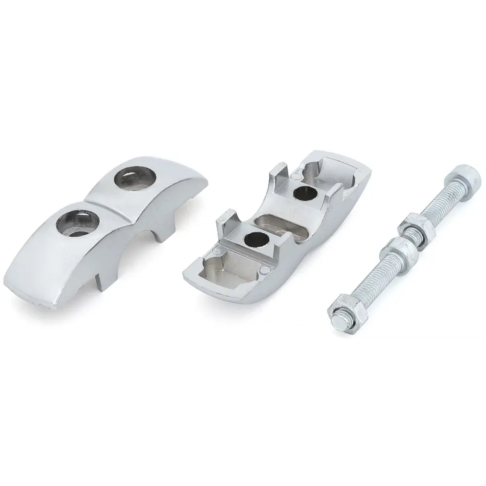 Держатель панели двусторонний алюминий цвет хром 82610847 STLM-2064975 PALLADIUM  - Вид №2