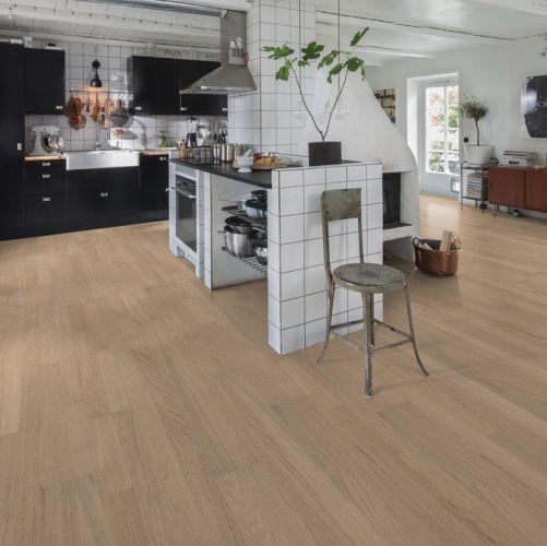 Паркетная доска Kahrs Дуб Прилив Линнея Полуматовая Брашированная 2600200571 - Вид №19