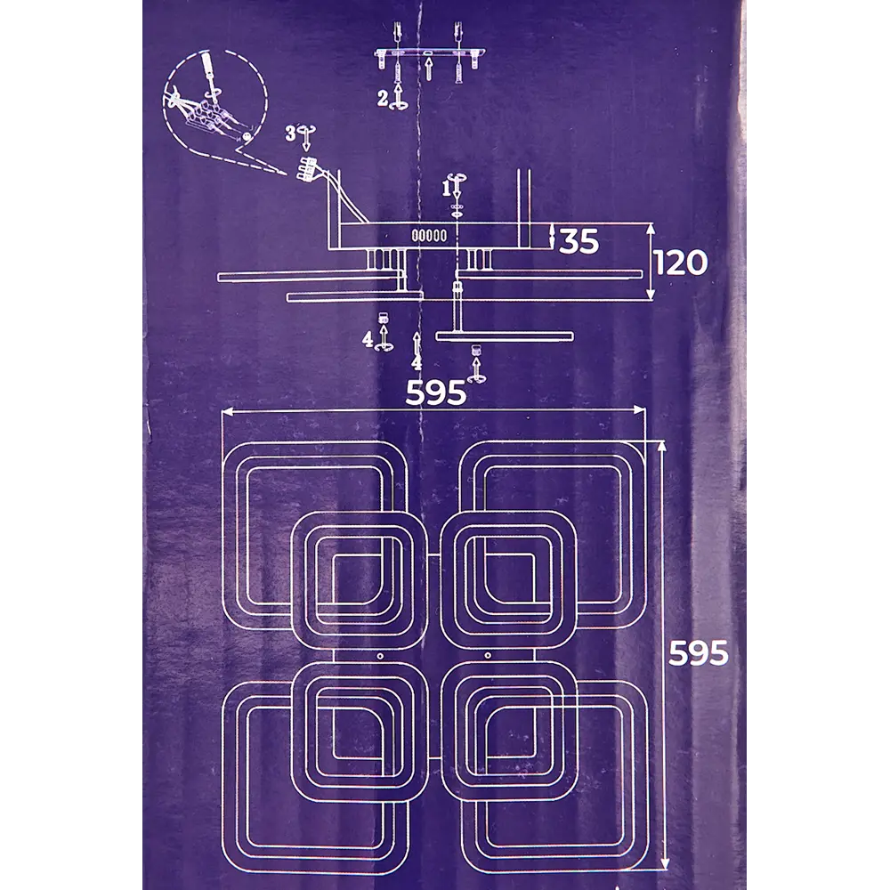 СЕМЬ ОГНЕЙ SF7100/8C-CR LED — умная потолочная люстра с регулируемой подсветкой 84168092 STLM-0046689 - Вид №14