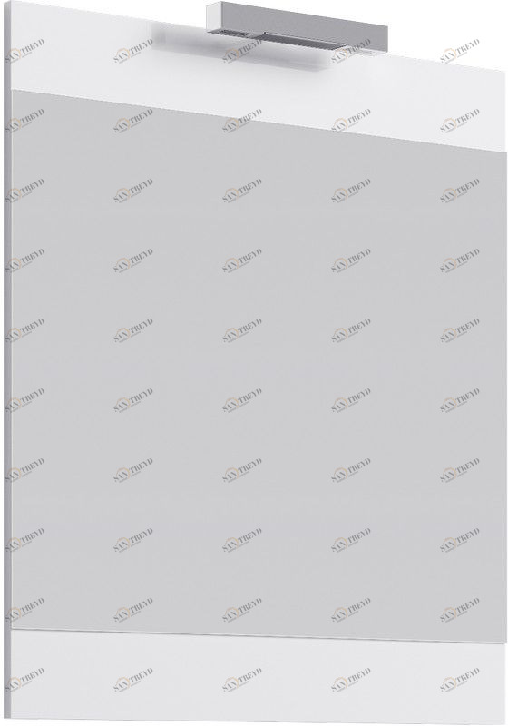 Бригпанель с зеркалом и светильником, белый Br.02.07/W AQWELLA Brig sun-id-277893