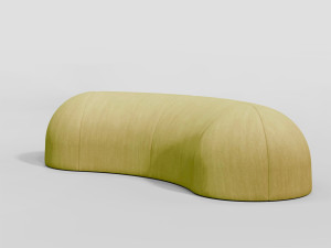 Скамейка из ткани