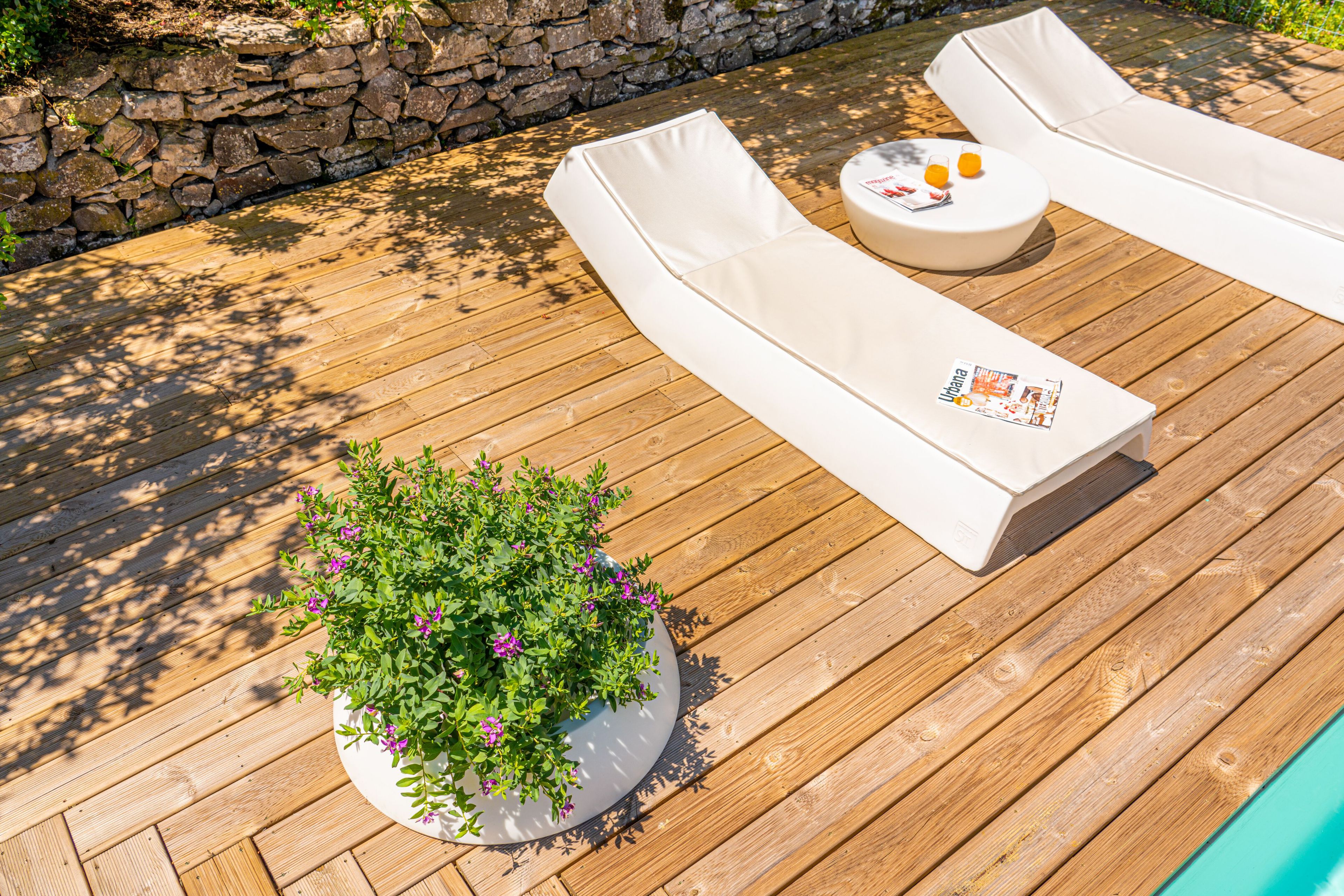 Полиэтилен круглый низкий журнальный столик SIT Sun ARCH-00117139 - Вид №8