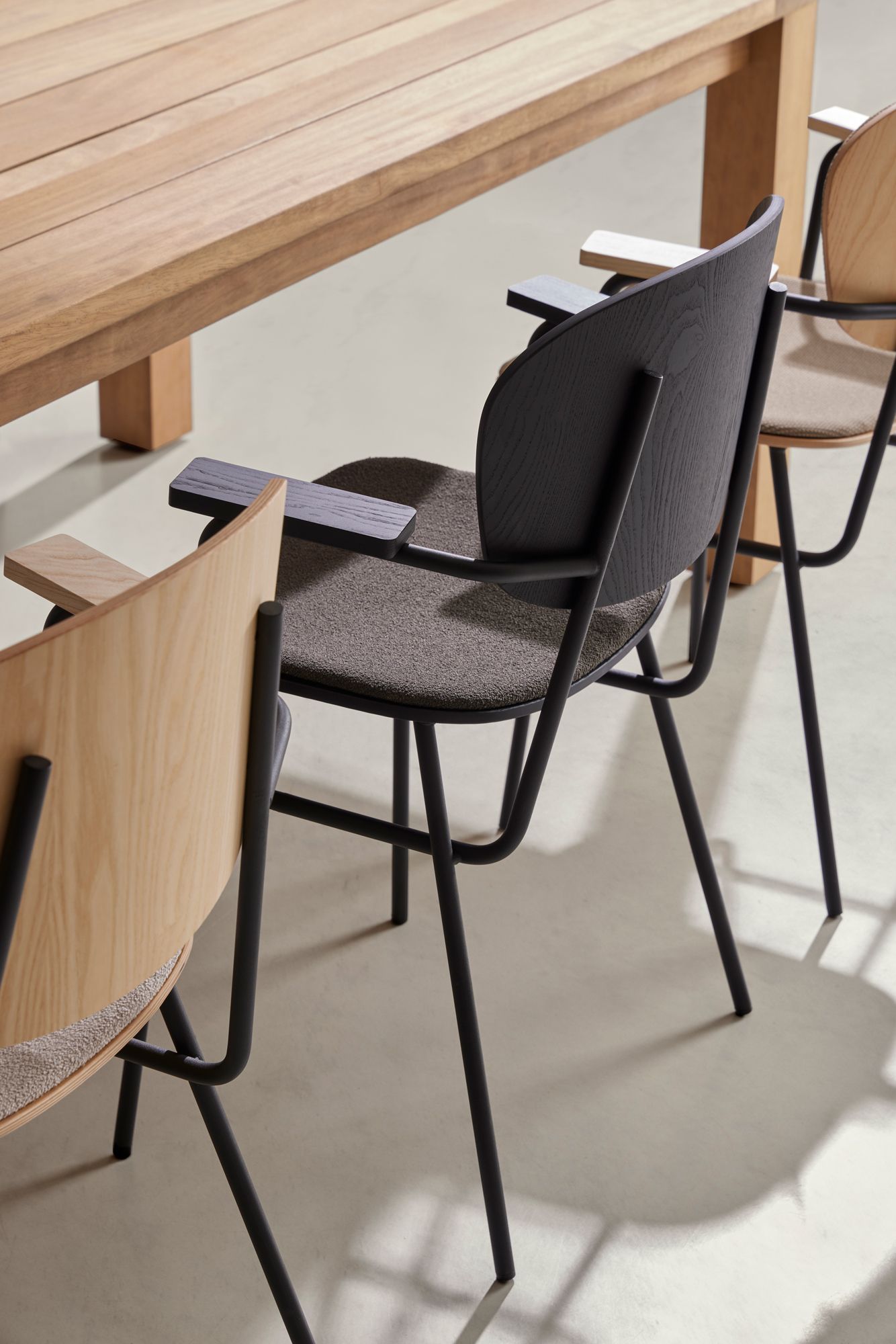 Стул из ясеня с подлокотниками Blasco&Vila Fosca ARCH-00022906 - Вид №7